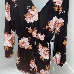 Spring Floral Romper (Size S)